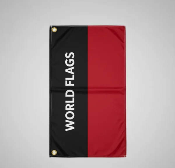 Wind-resistant chopper flag for aviation use.