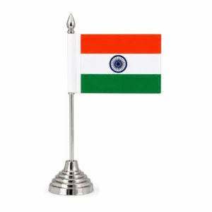 indian table flag with stand