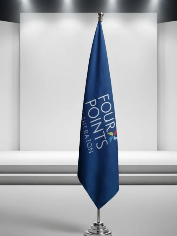 Corporate Flags with the logo of Four Points by Sheraton