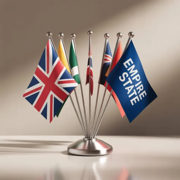 Custom printed table flags for office decoration