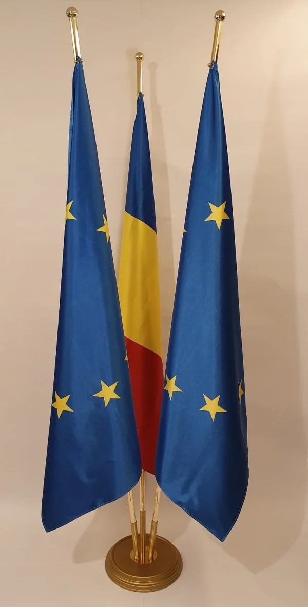 Set of country flags waving together