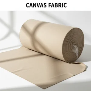 Thick canvas fabric bundle stacked for heavy-duty use