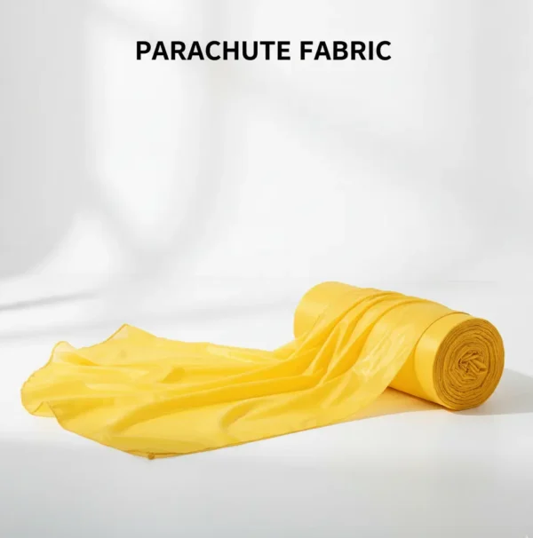 Lightweight parachute fabric bundle made from durable, ripstop material