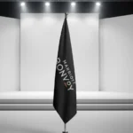 Premium indoor Marriott Bonvoy hotel flag for branding