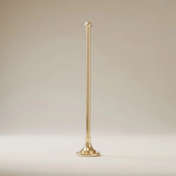 Metal indoor poles standing in an Studio