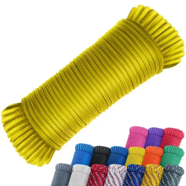 High-strength ropes used for flags and outdoor setups
