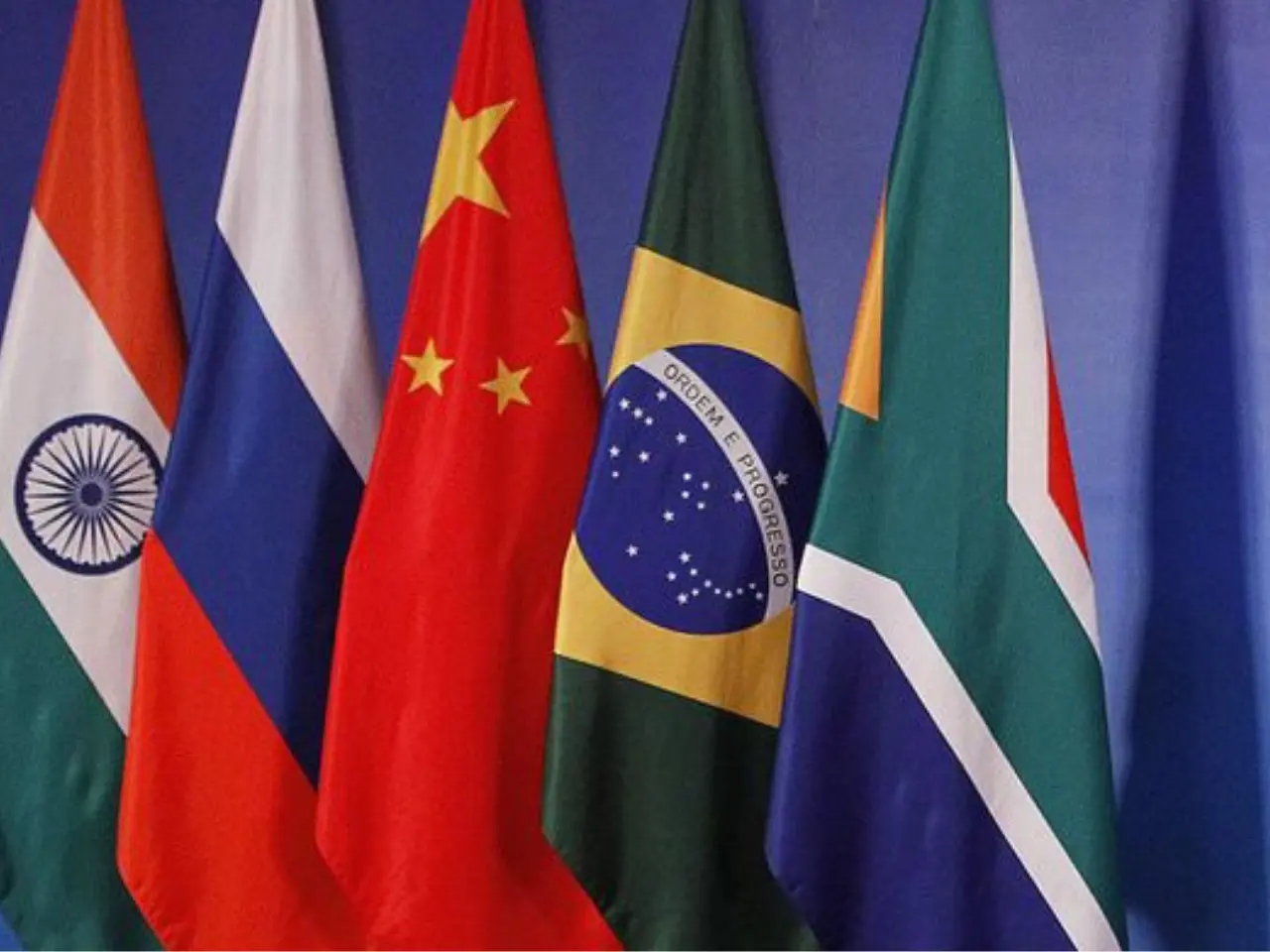 Flags For 8th Annual BRICS Summit, Goa