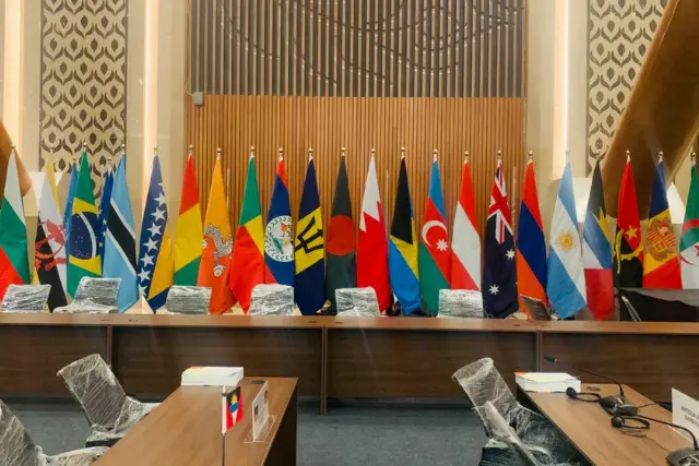 Durable Flags & Poles for indoor use