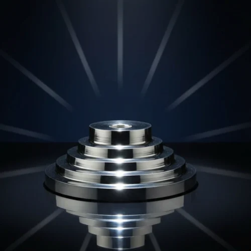 Stair Case Pole Base - Silver Polished