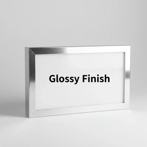 Glossy Finish will be there in backlit