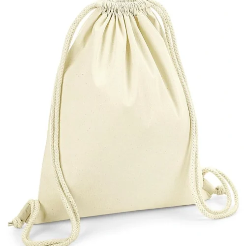 Organic Premium Cotton Gymsac - 66128 - French Navy _ One Size