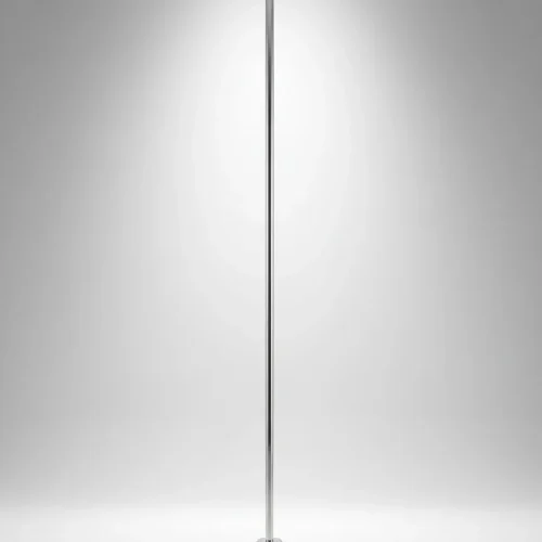 Indoor flag stand with polished finish and heavy base
