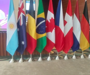 Flags For International Railway Equipment Exhibition